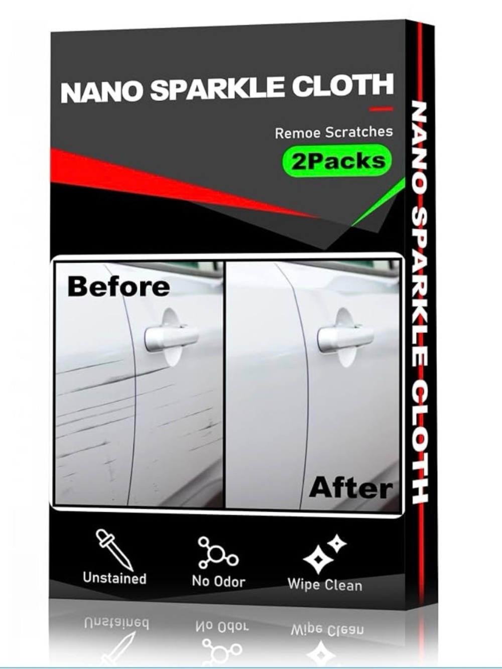 🔥5 FOR $25🔥 Pro-Lift 2 Pack Nano Sparkle Cloth for Car Scratches